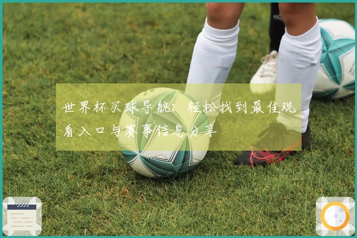 世界杯买球导航：轻松找到最佳观看入口与赛事信息分享